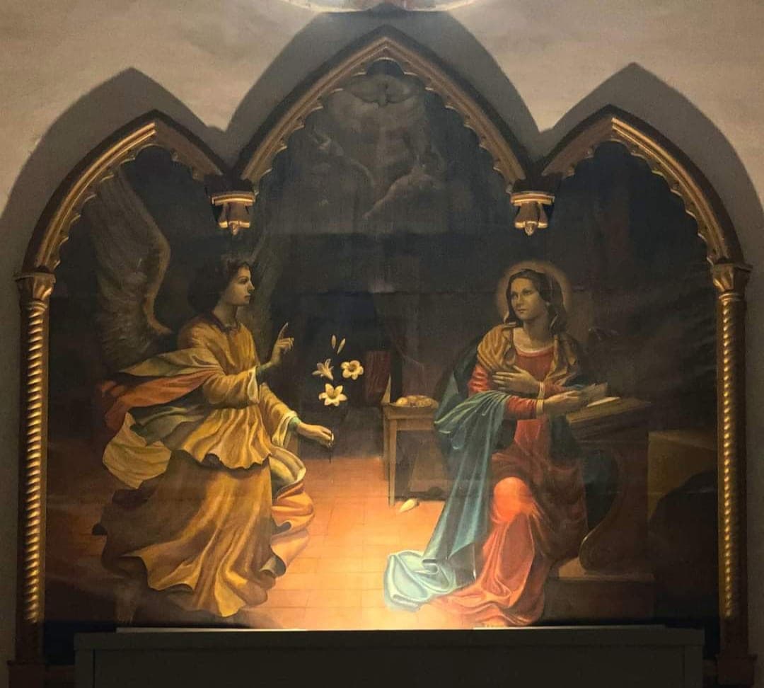 L'Annunciazione, 1957 — dipinto di Carmine Conversano